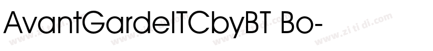 AvantGardeITCbyBT Bo字体转换